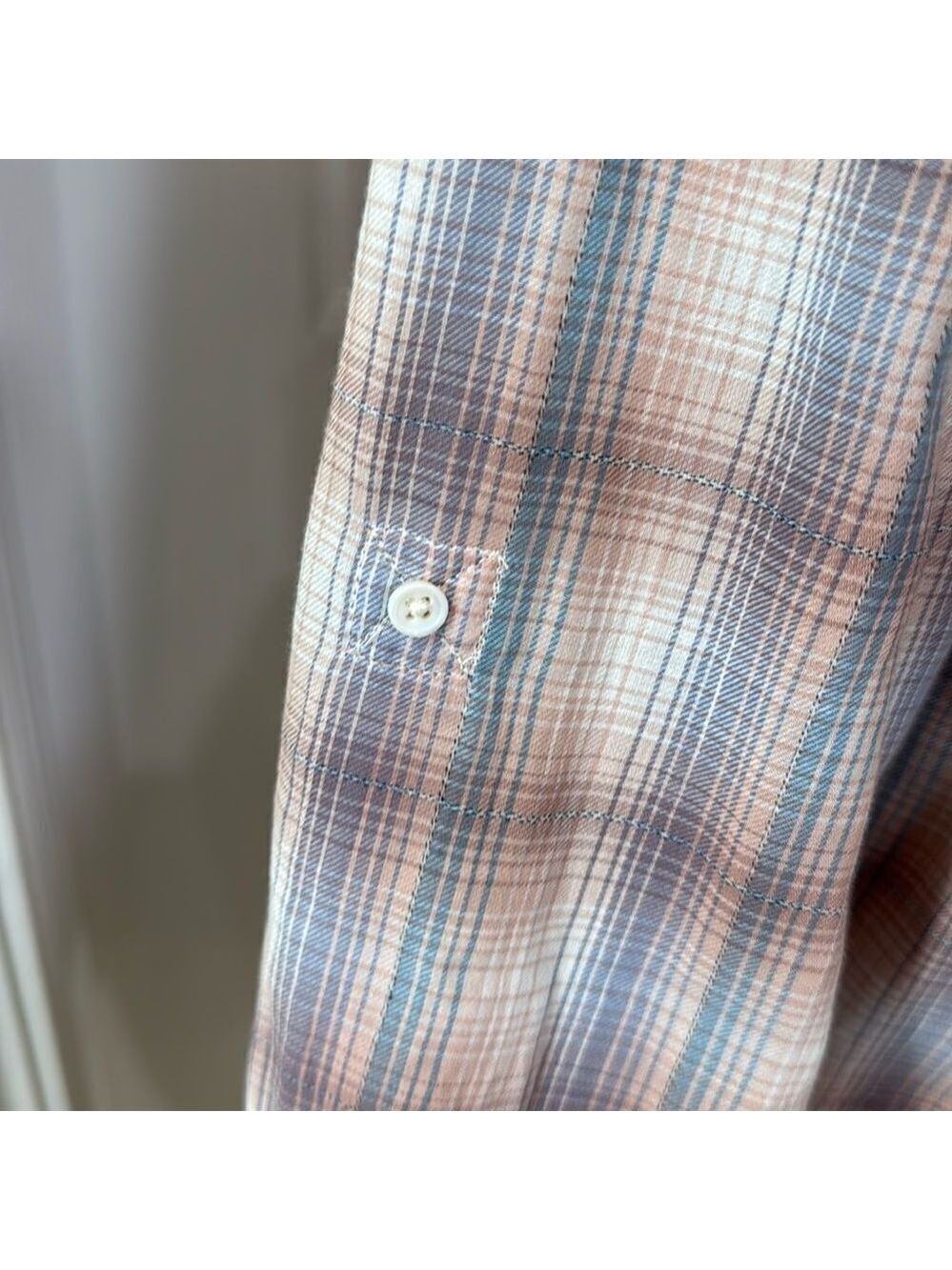 JOIE JERRIE BUTTON DOWN. DUSTY PINK. - Picture 6 of 10